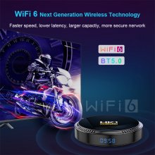 HK1 RBOX H8 Android 12.0 TV box Allwinner H618 Smart box 4GB 128G 2.4GHz/5.8GHz wifi BT5.0 6k HDR10 set top box