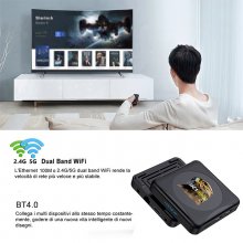 HK1R1 Mini Android 10.0 Smart Tv Box RK3318 4g 64g 32g Support 2.4G/5G Wifi Cortex-A53 Media Player Ship From France HK1 Box Set top box