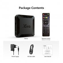 X96Q 4K IPTV Box France Arabic French Smart TV Box Android 9.0 Allwinner H313 2.4Ghz WiFi Smart IPTV Set top Box With 1 Year Code IPTV Subscription