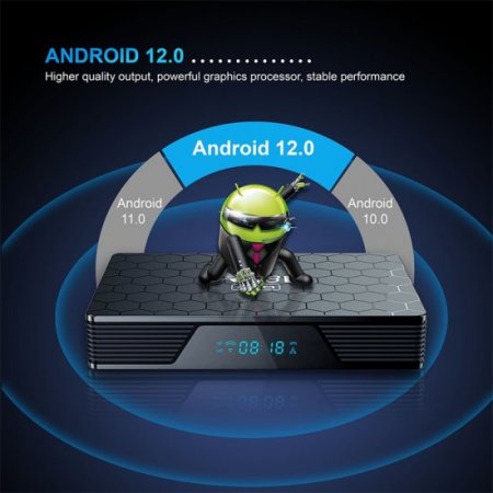 X98H PRO Smart TV box Android 12.0 Allwinner H618 Quad core 2 4G/5.8GHZ WIFI 4k HDR10+ media player 1000M BT5.0 set top box